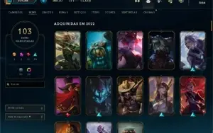 vendo conta lol