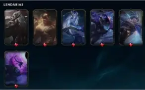 CONTA LOL 🌟 OURO 1🌟 46 SKINS 🌟 89 CAMPEOES