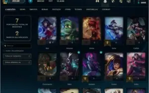 Conta LOL, LVL 42 com skins e RP
