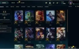 Conta Lvl 30 unranked + 18 campeões