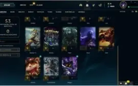 Conta Lvl 30 unranked + 18 campeões