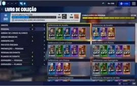 Conta com passes da Temporada 3 até Capitulo 2 Completos!