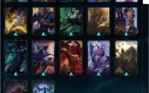 CONTA 283 SKINS + TODOS CHAMPS