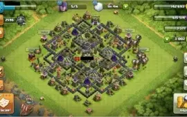 CONTA CLASH OF CLANS CV9 95% FULL