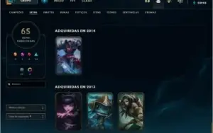 d1, 65 skins, all champ, tem skins e icones dsd season 3