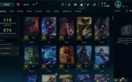 Conta League Of Legends ( 332 Skins ) Lv 349