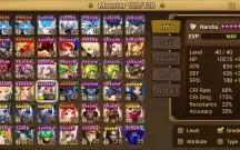 Summoners War Euro com Narsha Barbara Triple Slayer Alice