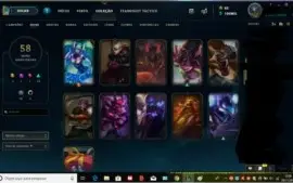Conta de league of legends lvl 189 muitas skins