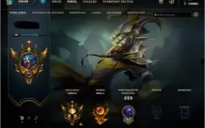 Conta de league of legends lvl 189 muitas skins