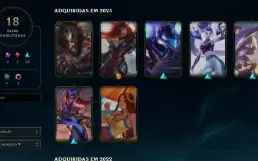 Conta Lol Platina 4