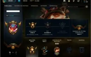 Conta ouro 2 com 75 skins e 138 champs