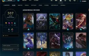 CONTA RARA - LEAGUE OF LEGENDS