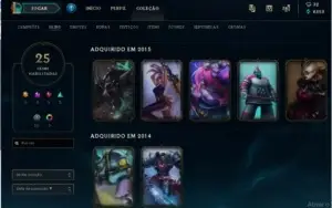 Vendo conta gold 4, 98 campeões