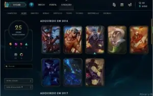 Vendo conta gold 4, 98 campeões