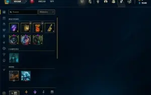 Diamante 1 com 40 Champs e 6 Skins