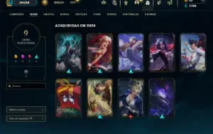 Esmeralda 3 com 35 Champs e 9 Skins