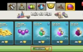 Conta Clash Of Clans CV 12 Forte Muitas Gemas