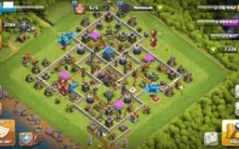 Conta Clash Of Clans CV 12 Forte Muitas Gemas