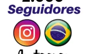 2.000 Seguidores Instagram Brasileiros