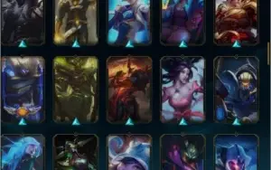 CONTA LOL LV 199 GOLD E 86SKINS OTIMAS