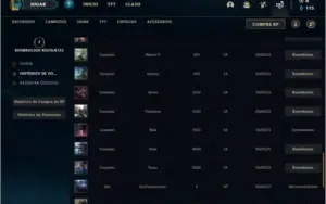 Conta platina 3 baratinha com 30 champs e 1 skin