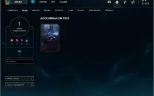 Conta platina 3 baratinha com 30 champs e 1 skin