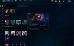 Conta platina 3 baratinha com 30 champs e 1 skin