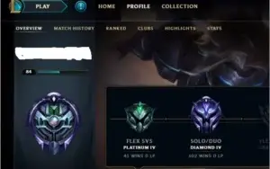 Conta League of Legends Diamante s8