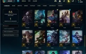 Conta Bronze 3 com 43 Champs e 24 Skins + 1 Fragmento