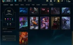 Conta Bronze 3 com 43 Champs e 24 Skins + 1 Fragmento