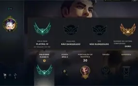 conta lol platina 4