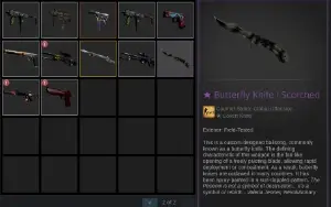 Vendo conta na steam com items de CS:GO faca butterfly prime