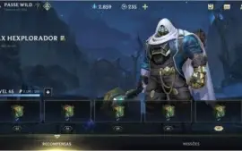 CONTA WILD RIFT DIAMANTE IV PASSE COMPLETO