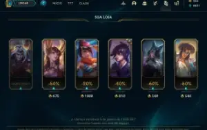 Conta League Of Legends - Season 4 - 113+ skins LOL