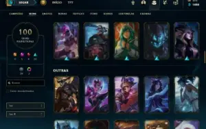 Conta prata 1 com 130 Champs e 100 Skins