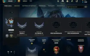 Conta prata 1 com 130 Champs e 100 Skins
