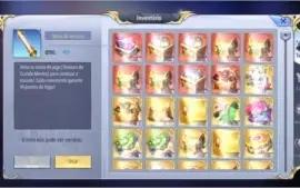 SAINT SEIYA AWAKENING - COM 1300 GEMAS AVANÇADAS E LIVROS