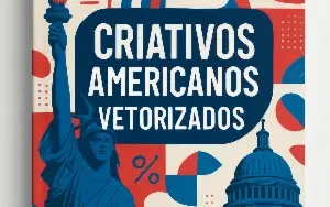 Criativos Americanos Vetorizados - Premium Alta Conversão
