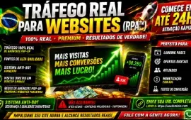 Tráfego 100% Real Para Websites (Organicos 100% Br)