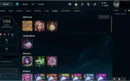 Conta RIOT - LOL Platina IV 147 skins. VALORANT Varias skins