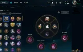 Conta MESTRE _ +200skins e todos os campeões!