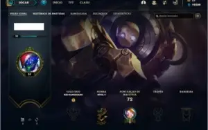 Conta urnanked com 118 champs e 109 skins + KAYLE JUIZA