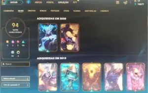 Conta league of legends