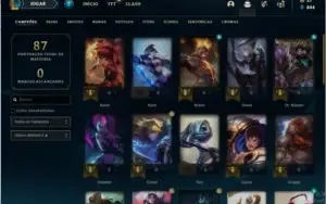 Platina 4 smurf 2,7k de el e skins no inventario