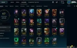 lol: lvl25 + 14 champs+ skin Garen Deus Rei