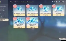 GENSHIN IMPACT - AR52, 9T5⭐Navia + Bis, Shogun + Bis+armas