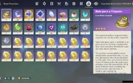 GENSHIN IMPACT - AR52, 9T5⭐Navia + Bis, Shogun + Bis+armas