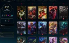 Conta LoL/Valorant Season 5, Skins prestigio e santuário