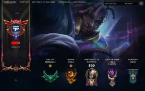 Conta LoL/Valorant Season 5, Skins prestigio e santuário