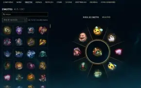 Conta LoL/Valorant Season 5, Skins prestigio e santuário